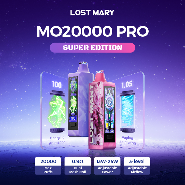 LOST MARY MO20000 PRO 5% DISPOSABLE BOX OF 5