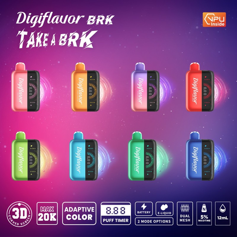 DIGIFLAVOR SKY 5% DISPOSABLE 25000 PUFFS BOX OF 5