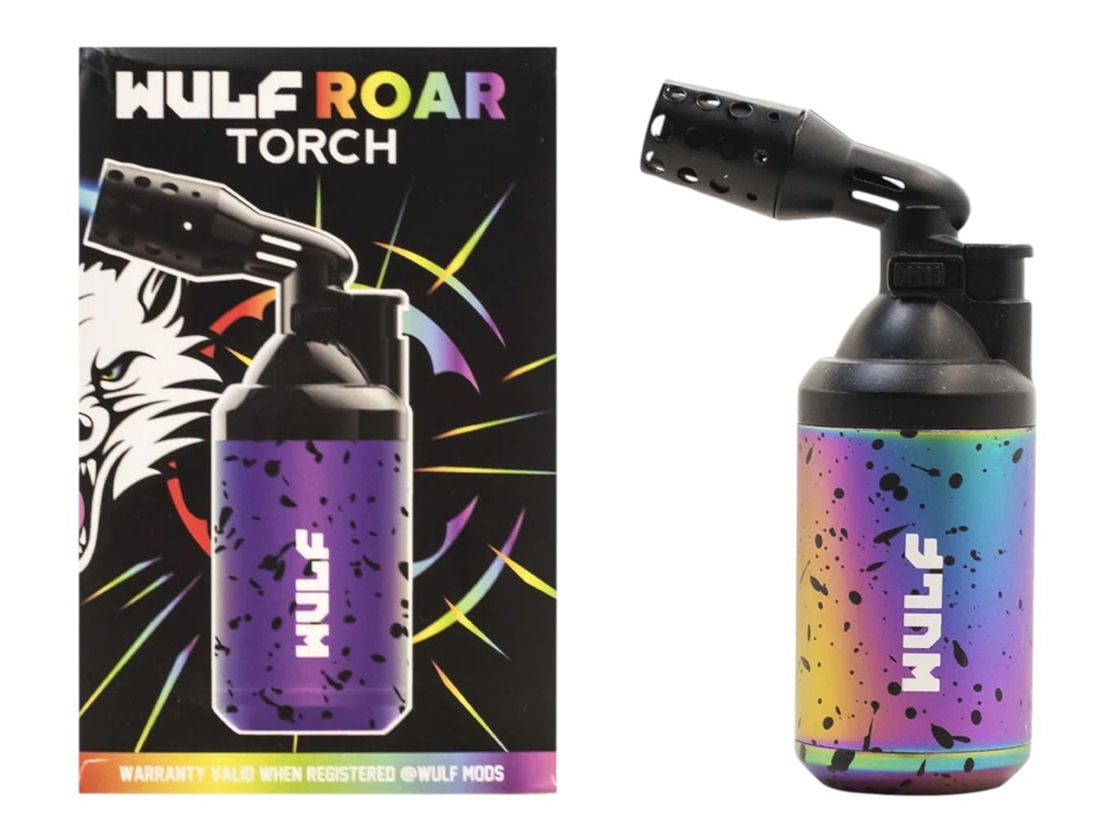 WULF ROAR BUTANE TORCH LIGHTER BOX OF 9