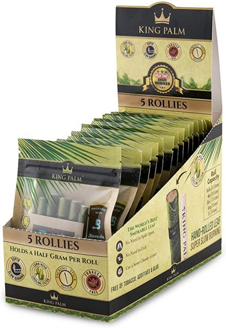 KING PALM 5 ROLLIES BOX OF 15