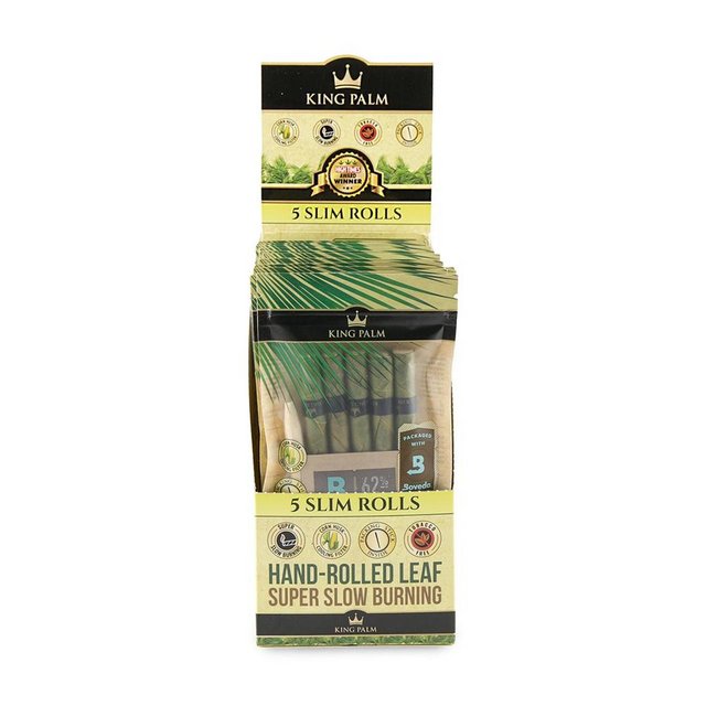 KING PALM 5CT SLIM ROLLS BOX OF 15