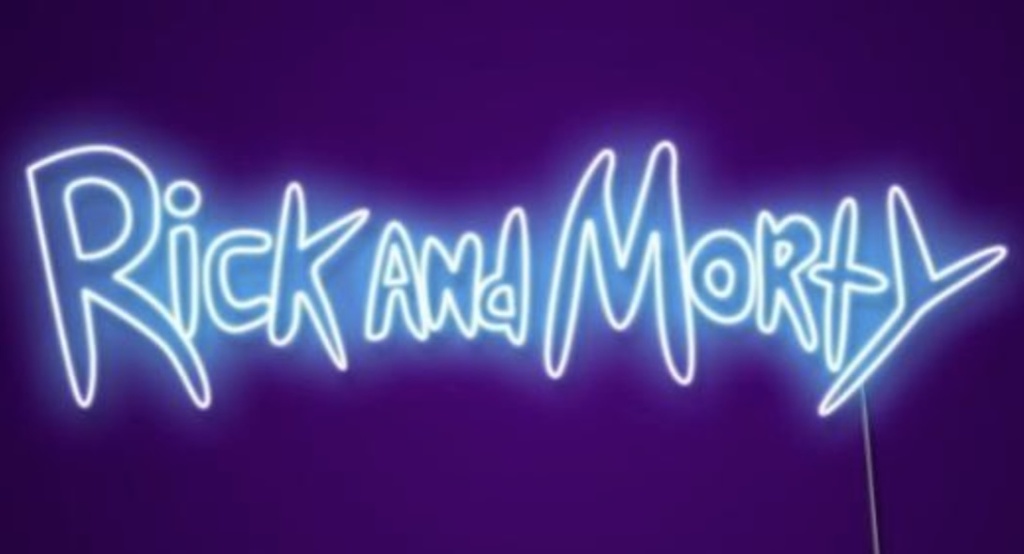 LED NEON SIGN 76*22CM #ME97 (RICK AND MORTY) DESIGN