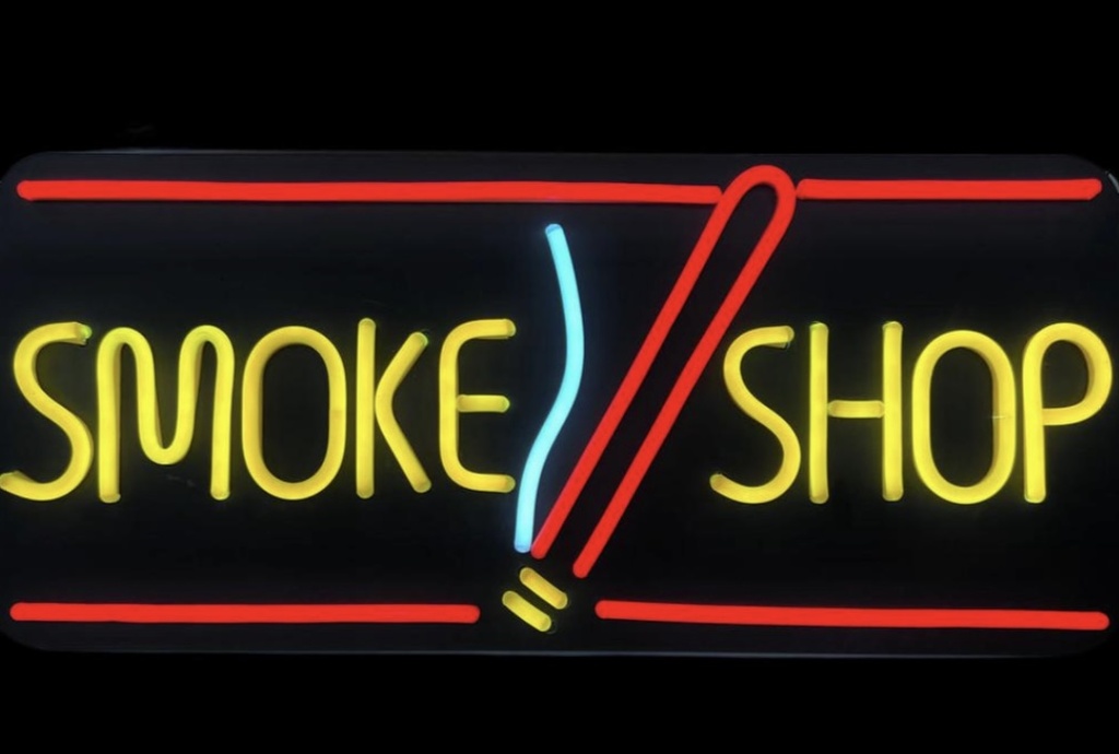 LED NEON SIGN 81.3*35CM #ME11 (SMOKE SHOP) DESIGN