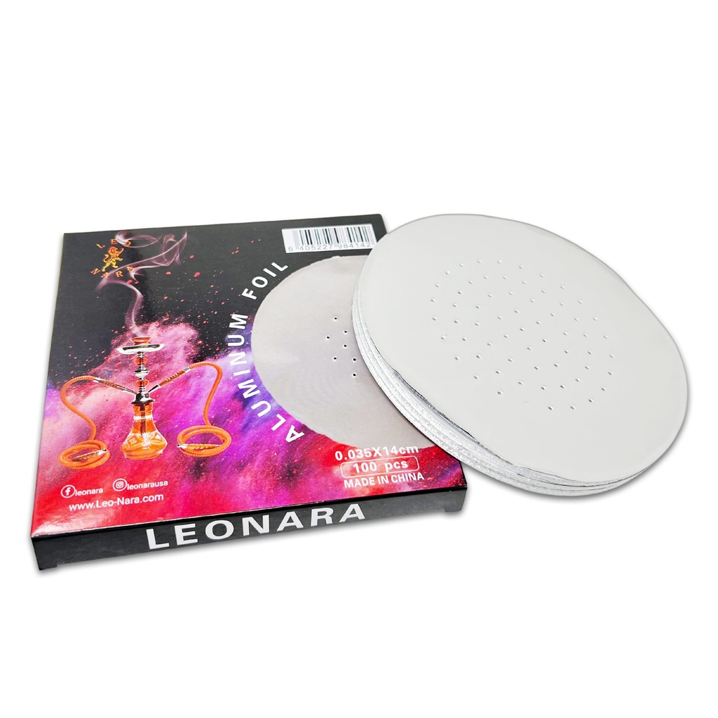 LEONARA ALUMINUM FOIL SHEET 100CT