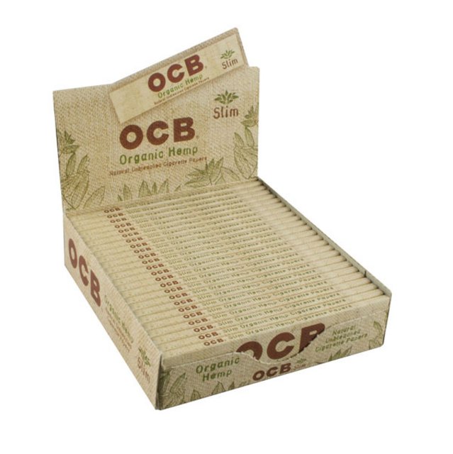 OCB ORGANIC HEMP SLIM PAPER 24CT