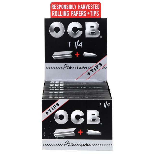 OCB PREMIUM 1.25 PREMIUM PAPER + TIPS