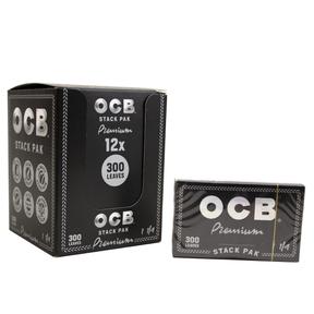 OCB PREMIUM1 1/4 STACK PAK 300 LEAVES BOX OF 12