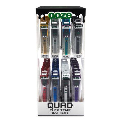 OOZE QUAD FLEX TEMP BATTERY 48CT DISPLAY