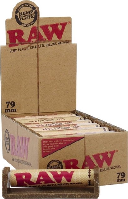 RAW 79MM ROLLING MACHINE BOX OF 12