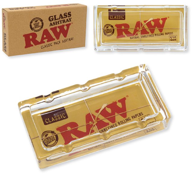 RAW CLASSIC PACK GLASS ASHTRAY