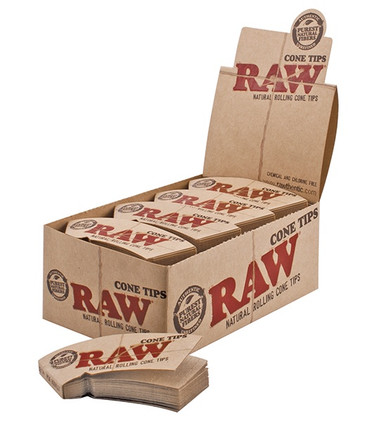 RAW CONICAL TIPS BOX OF 24