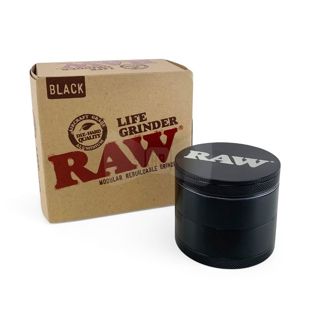 RAW LIFE GRINDER MODULAR REBUILDABLE GRINDER BLACK