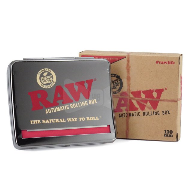 RAW METAL AUTO ROLL BOX 110MM