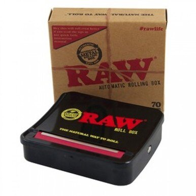 RAW METAL AUTO ROLL BOX 70MM