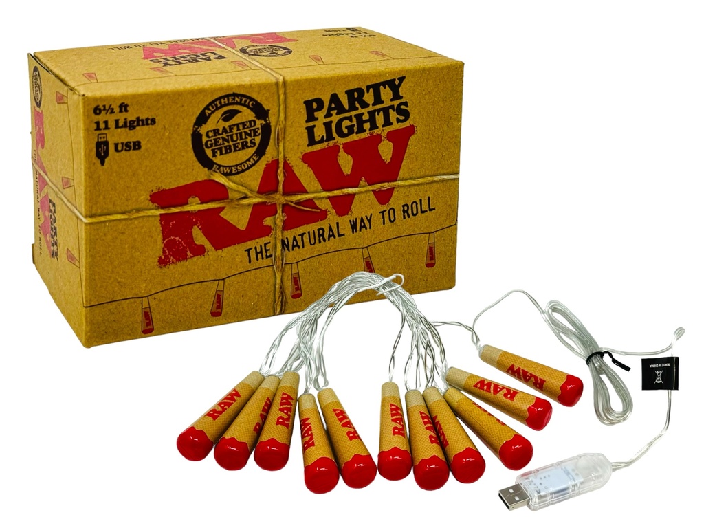 RAW PARTY STRING LIGHTS 6.5FT