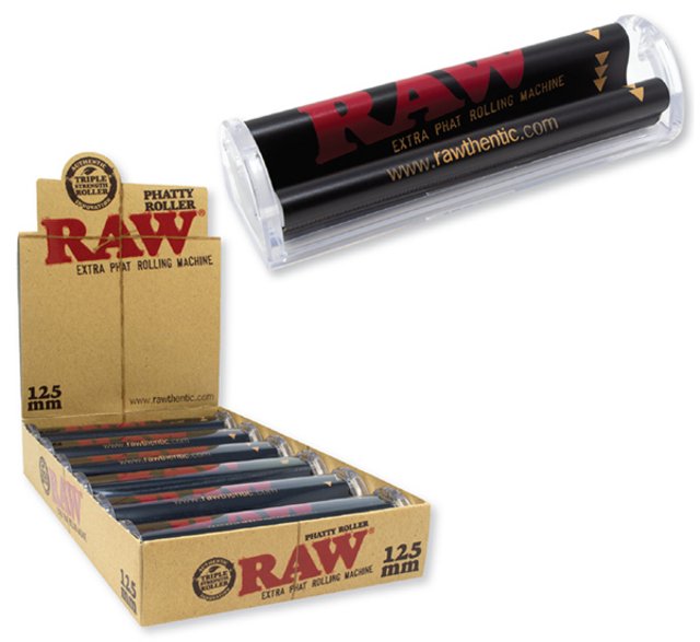 RAW PHATTY ROLLING MACHINE 125MM BOX OF 6