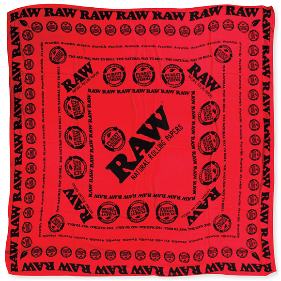 RAW RED BANDANA 