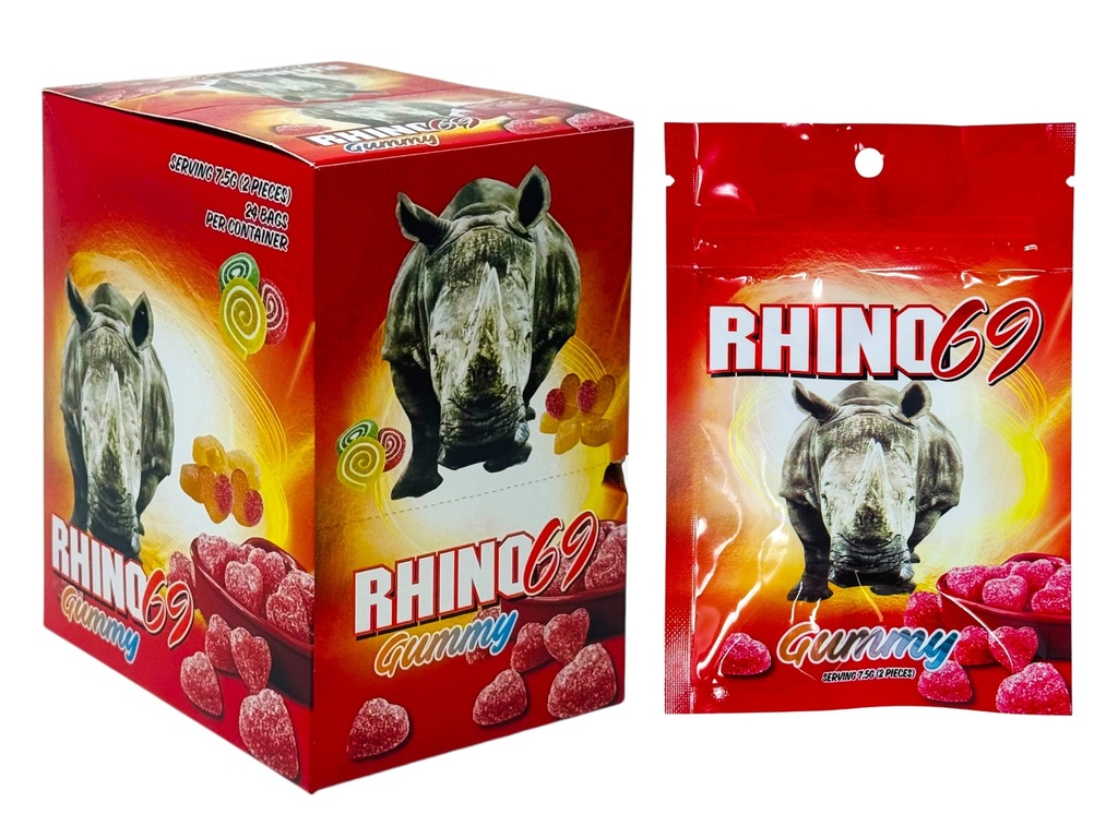 RHINO 69 ENHANCEMENT GUMMIES 3CT BAG