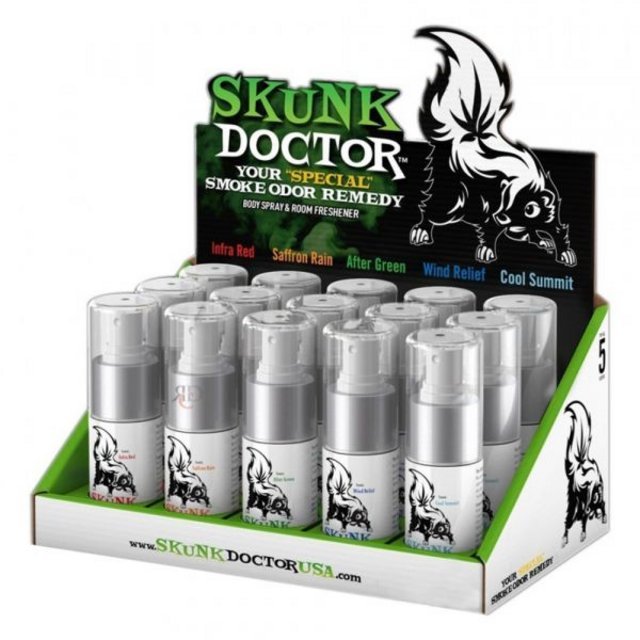 SKUNK DOCTOR SMOKE ODOR SPRAY 1OZ BOX OF 15