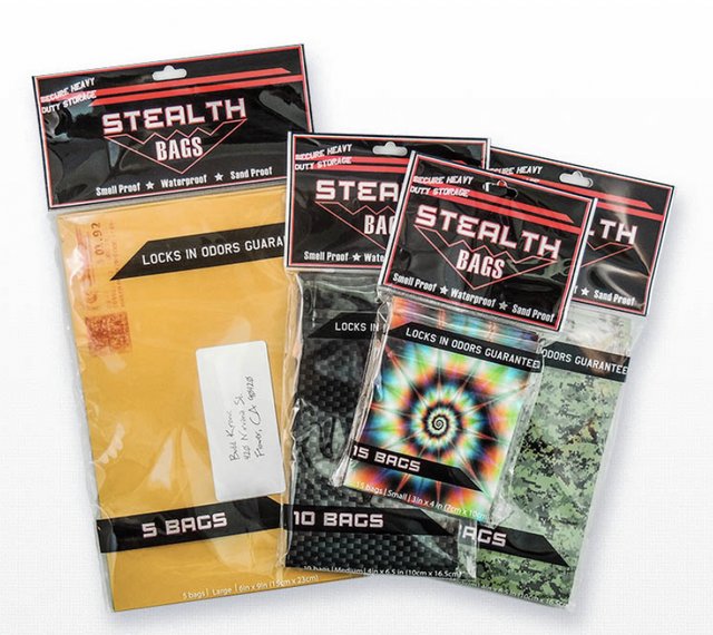 STEALTH BAGS 4 X 6.5 INCH 10CT ASSORTED DESIGN