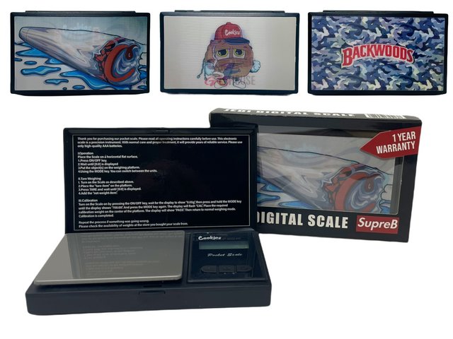 SUPREB JEDI DIGITAL SCALE 700G X 0.01G ASSORTED 3D DESIGNS