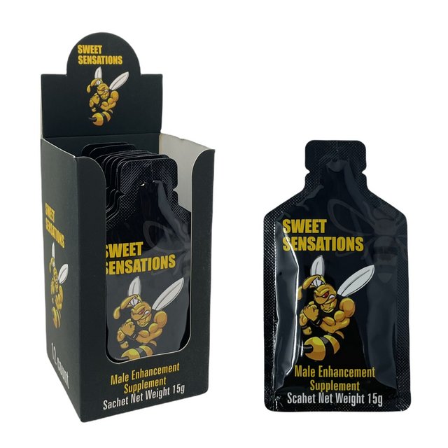 SWEET SENSATIONS HONEY MALE ENHANCEMENT SUPPLEMENT 15G BOX OF 12