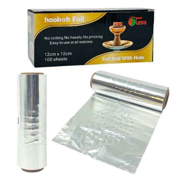 TANYA SMALL PRE-ROLL PUNCHED ALUMINIUM FOIL 100CT