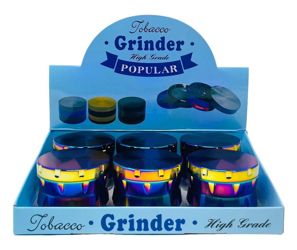 TOBACCO GRINDER 4 PARTS #MD132XC BOX OF 6