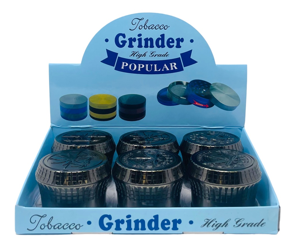 TOBACCO GRINDER 4 PARTS #MD133MY BOX OF 6