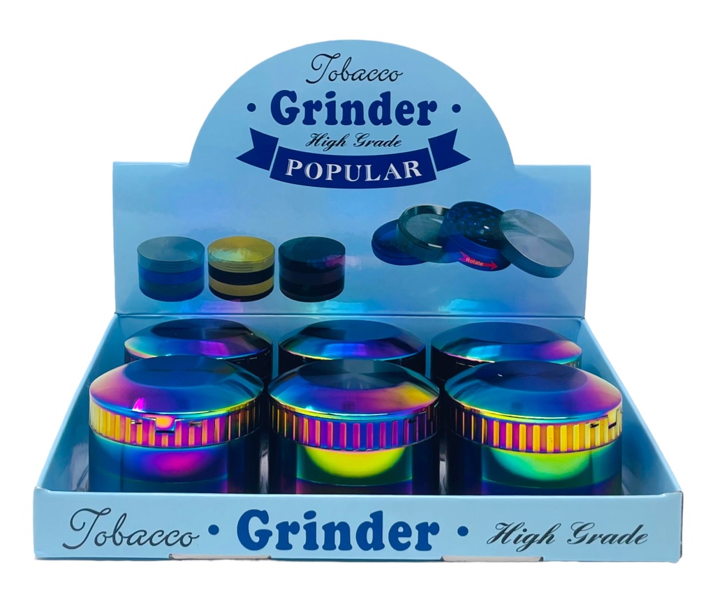 TOBACCO GRINDER 4 PARTS #MD135XC BOX OF 6