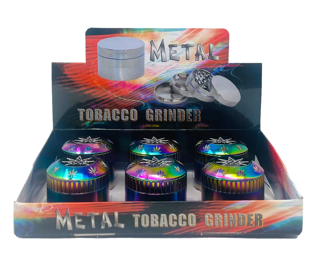 TOBACCO GRINDER 4 PARTS #MD137KW-1MY-XC BOX OF 6