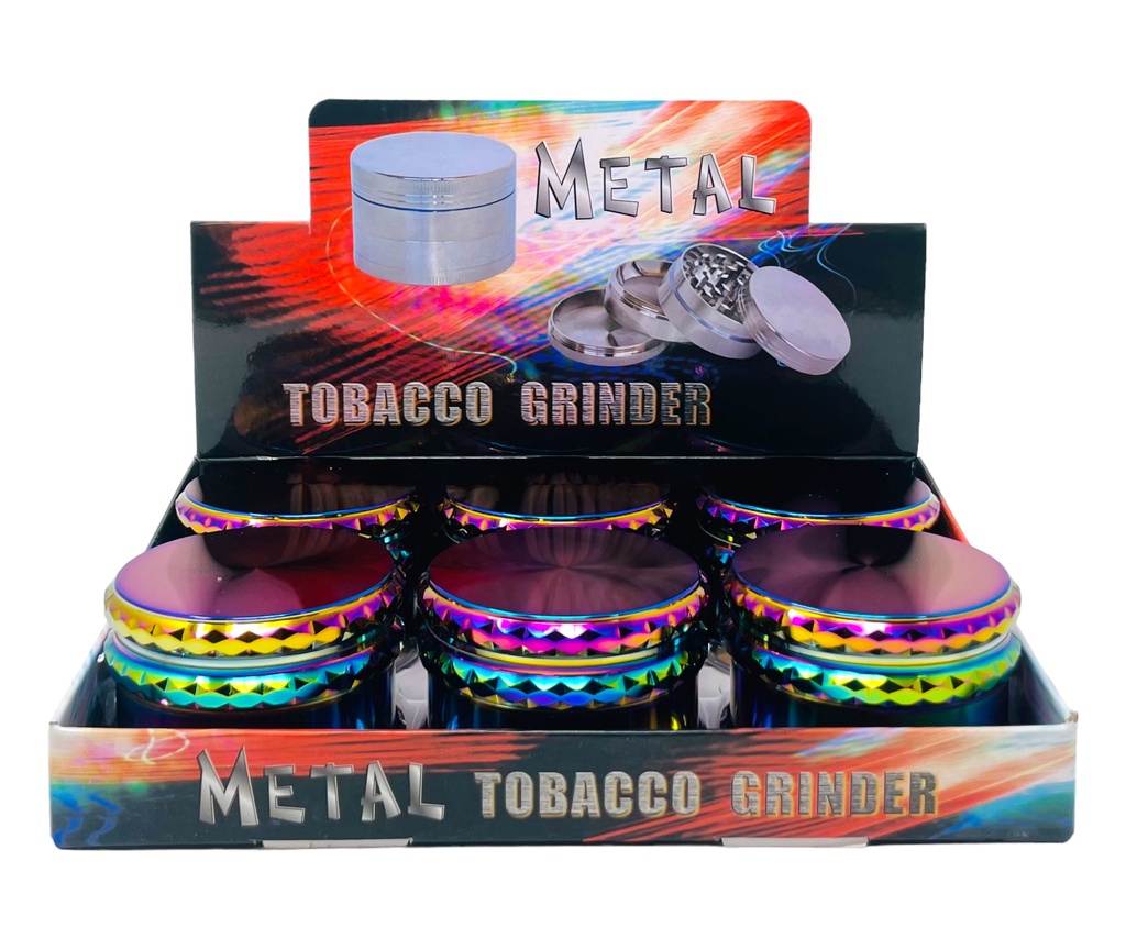 TOBACCO GRINDER 4 PARTS #MD138XC BOX OF 6