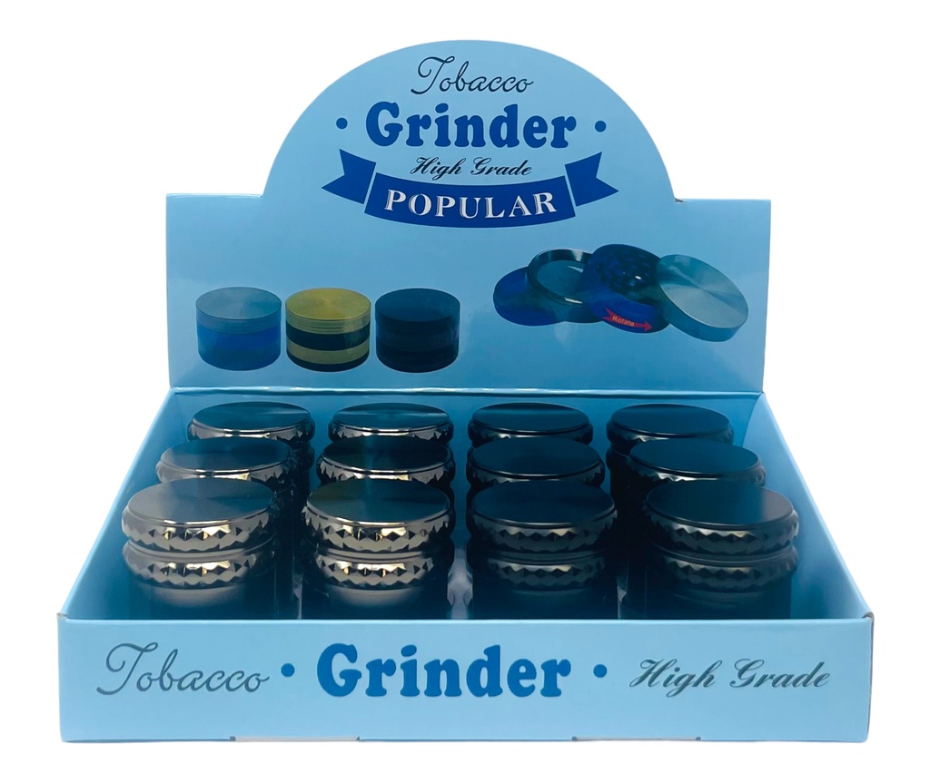 TOBACCO GRINDER 4 PARTS #MD140DYS BOX OF 12