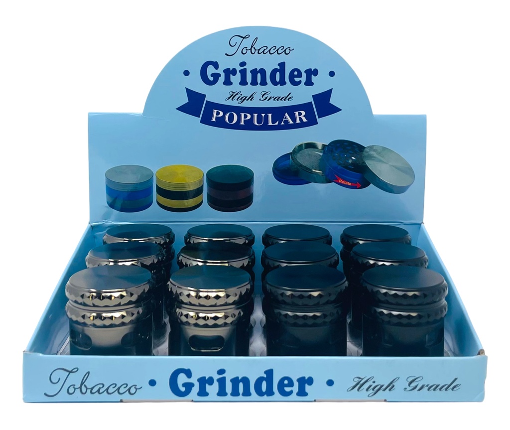 TOBACCO GRINDER 4 PARTS #MD140KC BOX OF 12