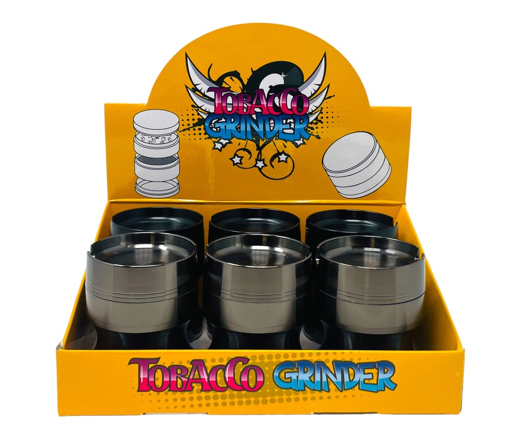 TOBACCO GRINDER 4 PARTS #MD141-1P BOX OF 6