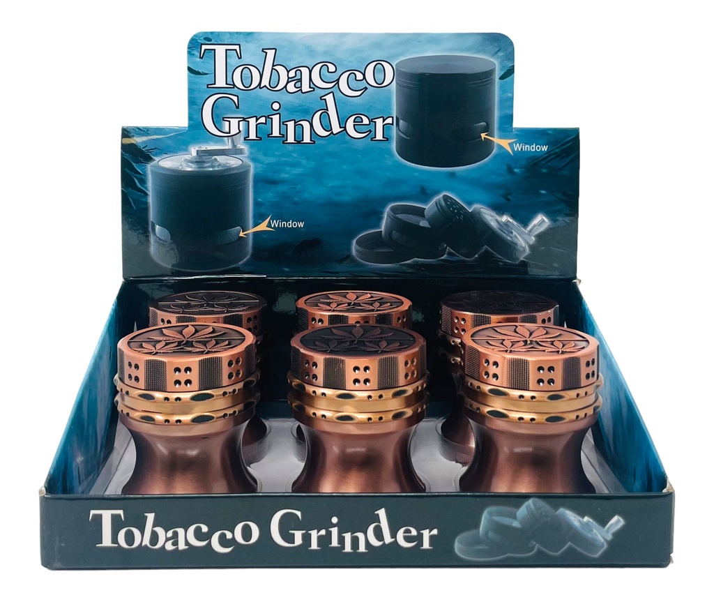 TOBACCO GRINDER 4 PARTS #MD150JB-1MY-1 BOX OF 6