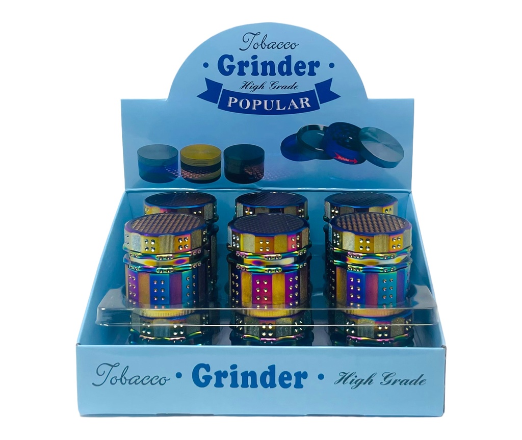 TOBACCO GRINDER 4 PARTS #MD150XC BOX OF 12