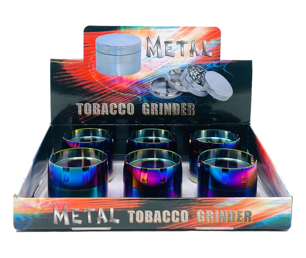 TOBACCO GRINDER 4 PARTS #MD524XC-2P BOX OF 6