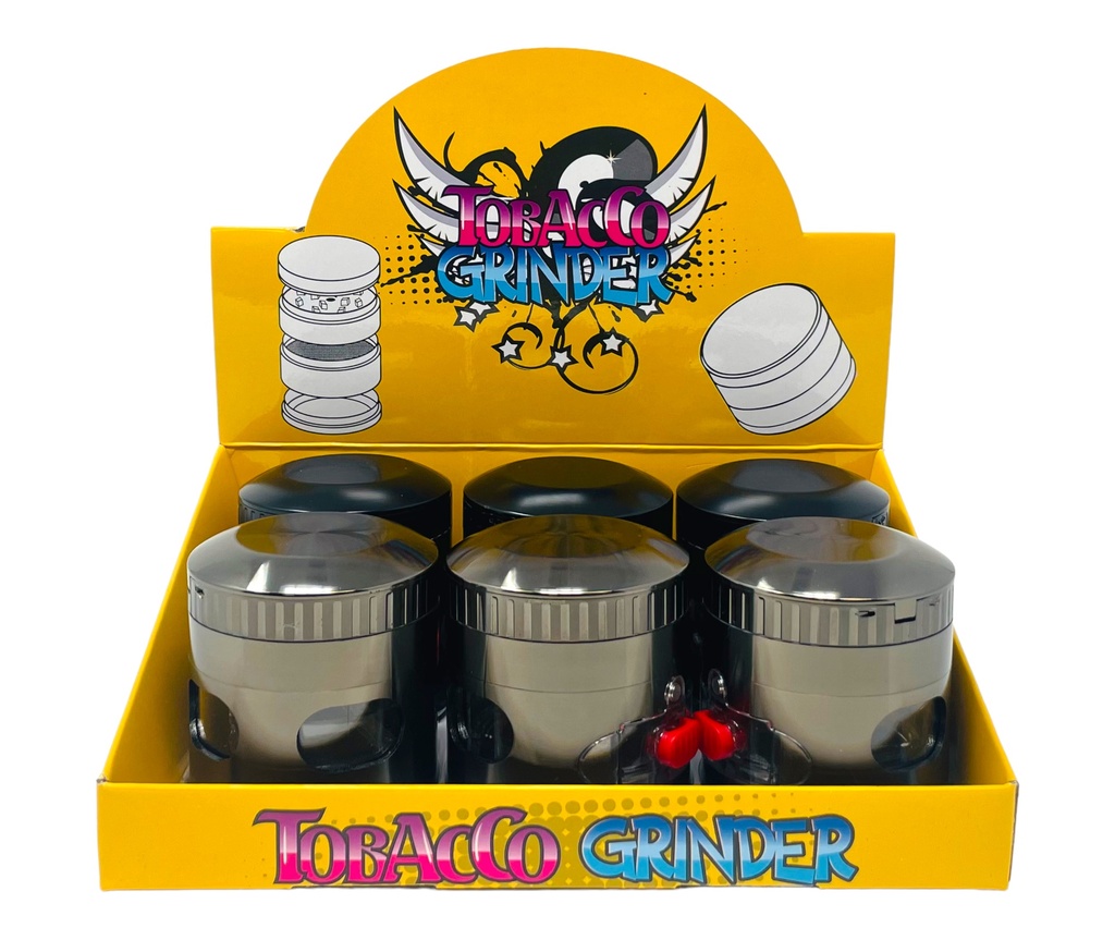 TOBACCO GRINDER 4 PARTS #MDX164 BOX OF 6