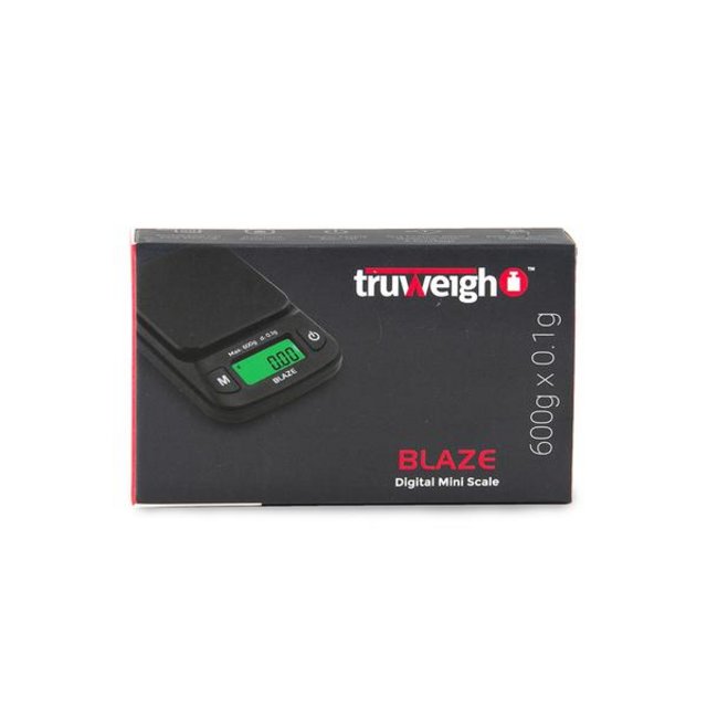 TRUWEIGH BLAZE DIGITAL MINI SCALE 600G X 0.1G BLACK