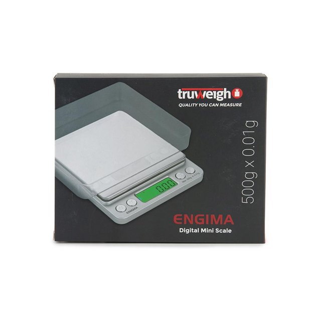 TRUWEIGH ENGIMA MINI SCALE 500G X 0.01G SILVER