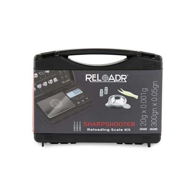 TRUWEIGH SHARPSHOOTER RELOADING SCALE KIT 20G X 0.001G BLACK