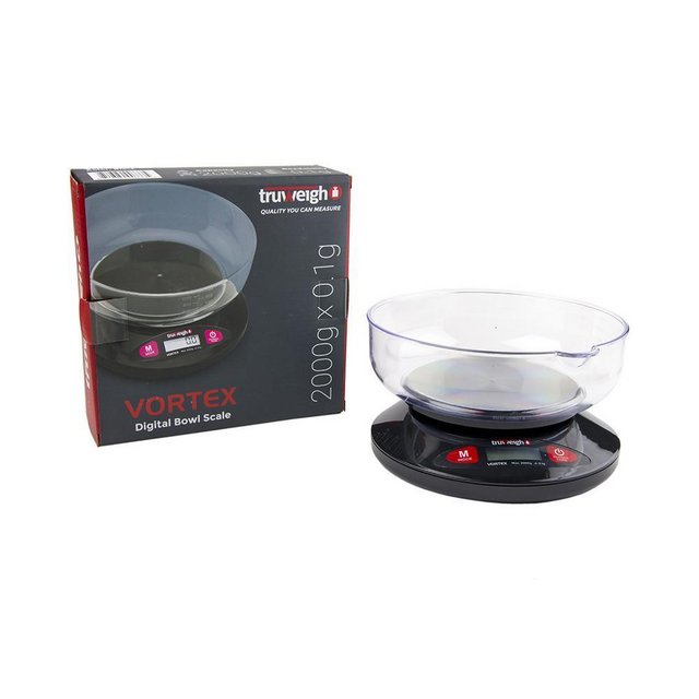 TRUWEIGH VORTEX BOWL SCALE 2000G X 0.1G BLACK