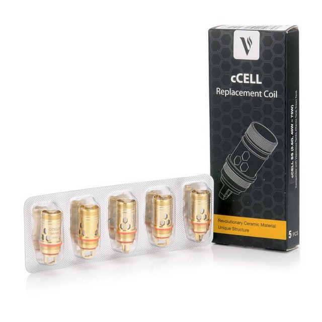 VAPORESSO CCELL SS 0.6OHM COIL 5CT