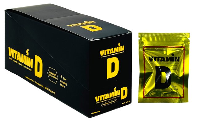 VITAMIN D MALE ENHANCEMENT HONEY GUMMIES 2CT