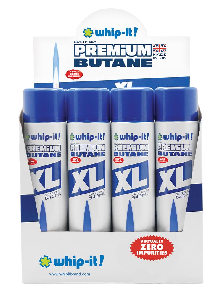 WHIP IT XL PREMIUM BUTANE 540ML BOX OF 12