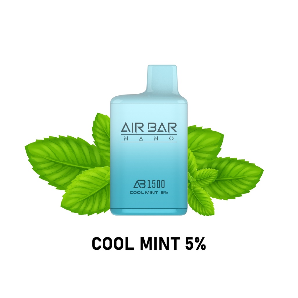 AIR BAR NANO 5% DISPOSABLE 1500 PUFFS BOX OF 10