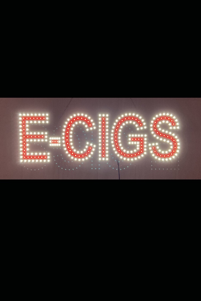 BUSINESS IMAGE SIGN LED (E-CIGS) DESIGN