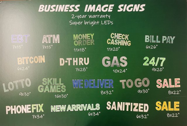 BUSINESS IMAGE SIGN LED (LOUNGE) DESIGN