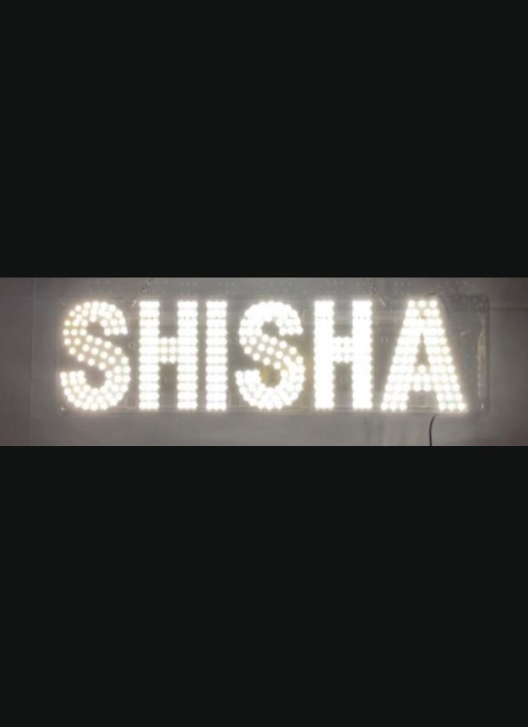 BUSINESS IMAGE SIGN LED (SHISHA) DESIGN